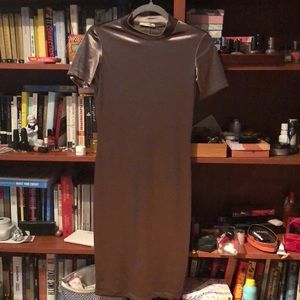Silver velvet Zara dress
